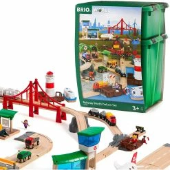 Best Pirce 🤩 BRIO RAILWAY WORLD DELUXE SET 🎉