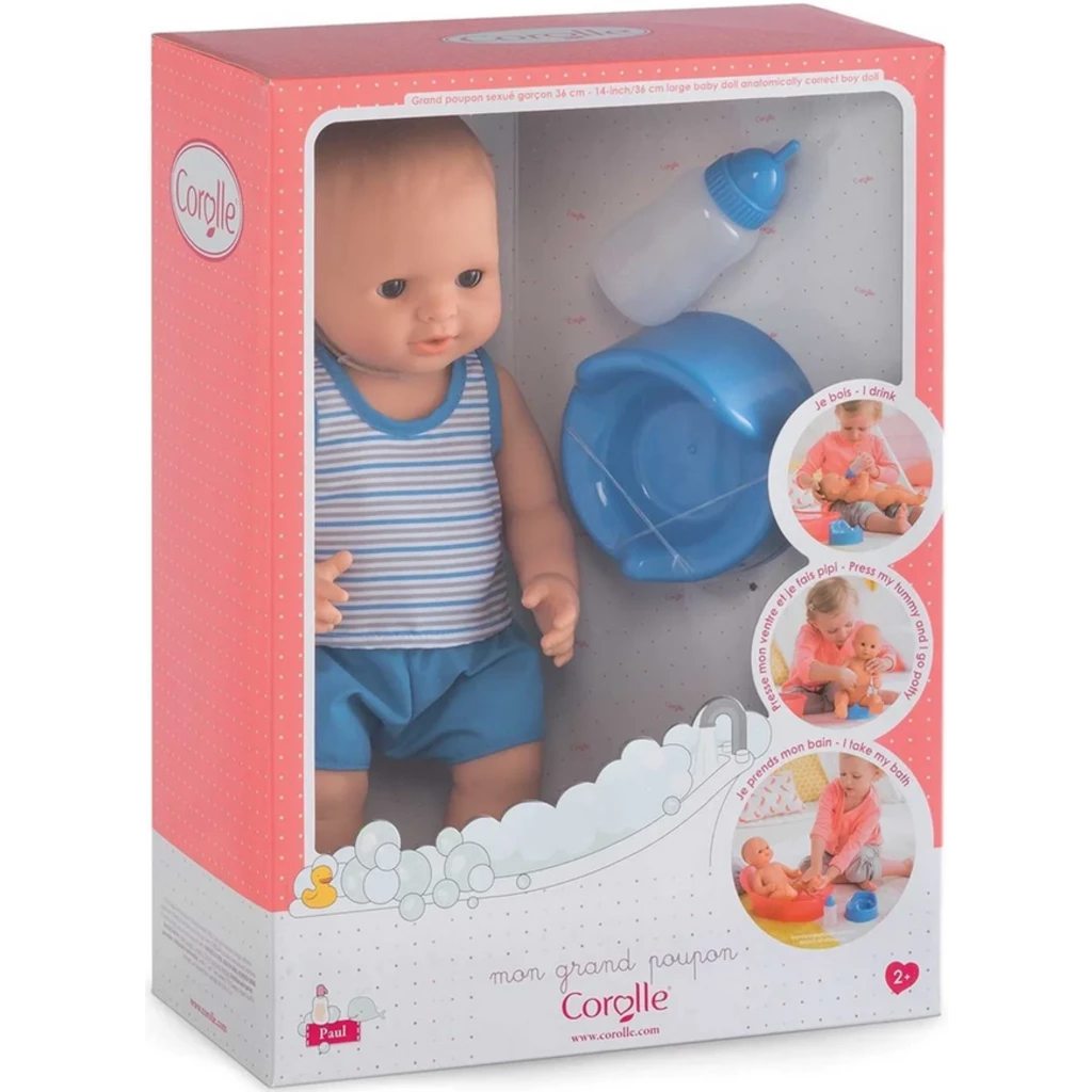 Hot Sale ๐ COROLLE PAUL DRINK AND WET BATH DOLL โ๏ธ
