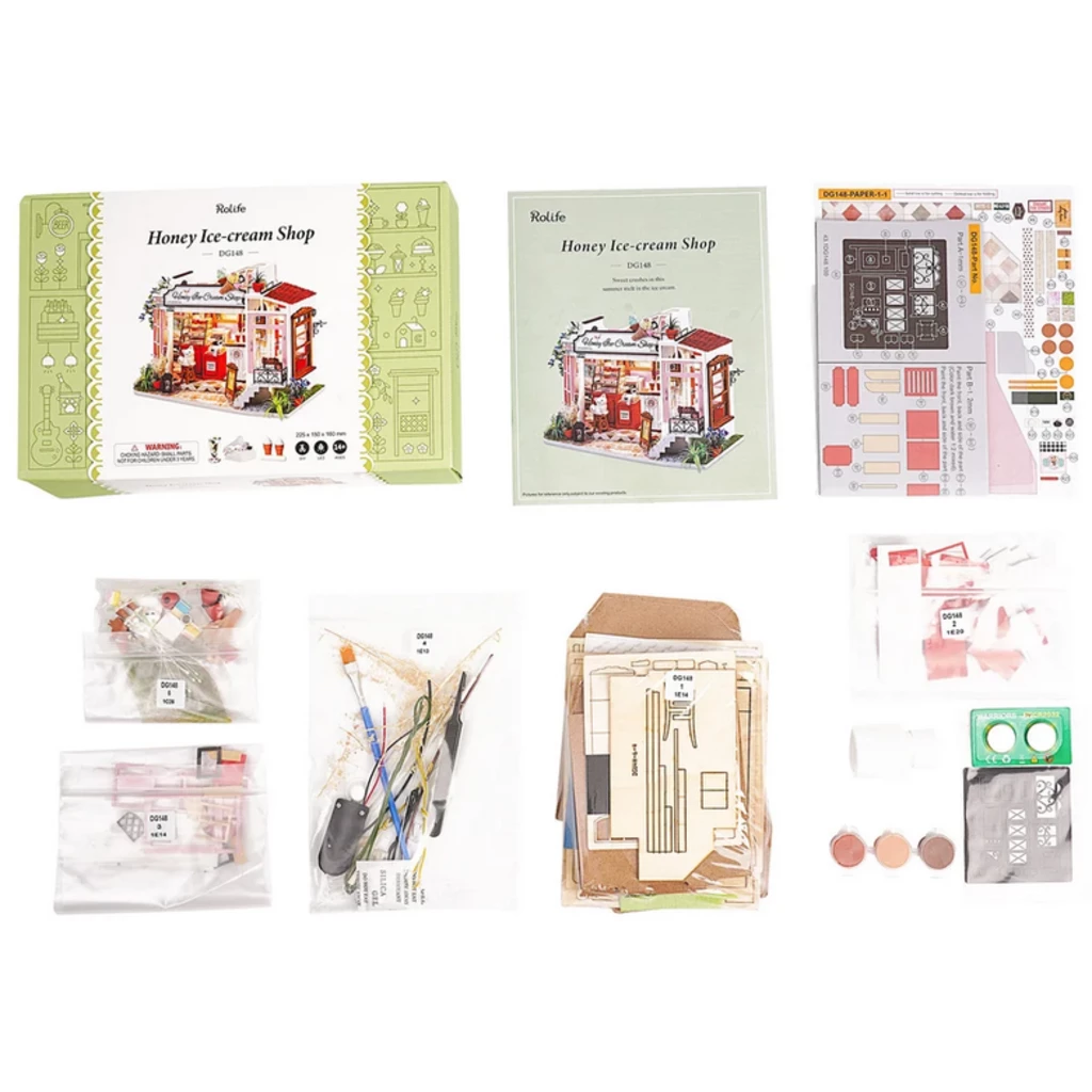 Best deal ๐ HANDS CRAFT DIY HONEY ICE CREAM SHOP โญ - Image 12