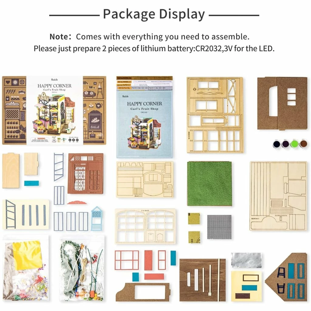 Outlet ๐ HANDS CRAFT DIY HOUSE CARLS FRUIT SHOP โ - Image 8