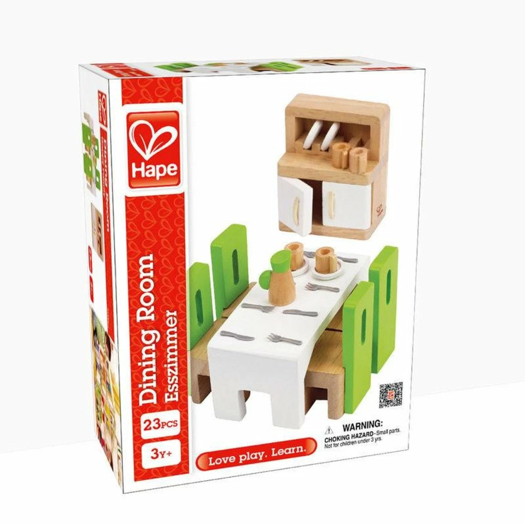 Brand new 🎁 HAPE DOLLHOUSE DINING ROOM 🤩