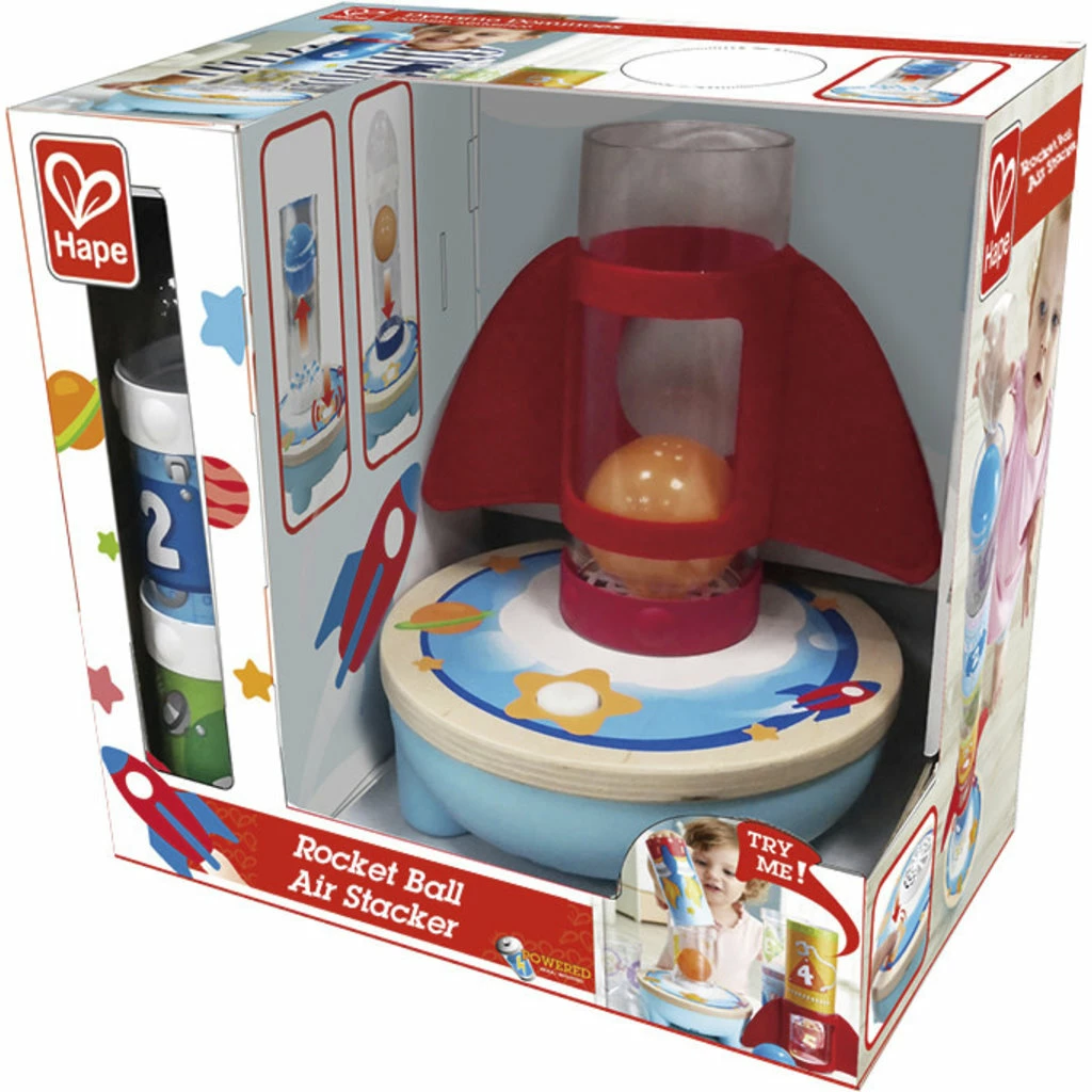 Brand new ๐ HAPE ROCKET BALL AIR STACKER ๐