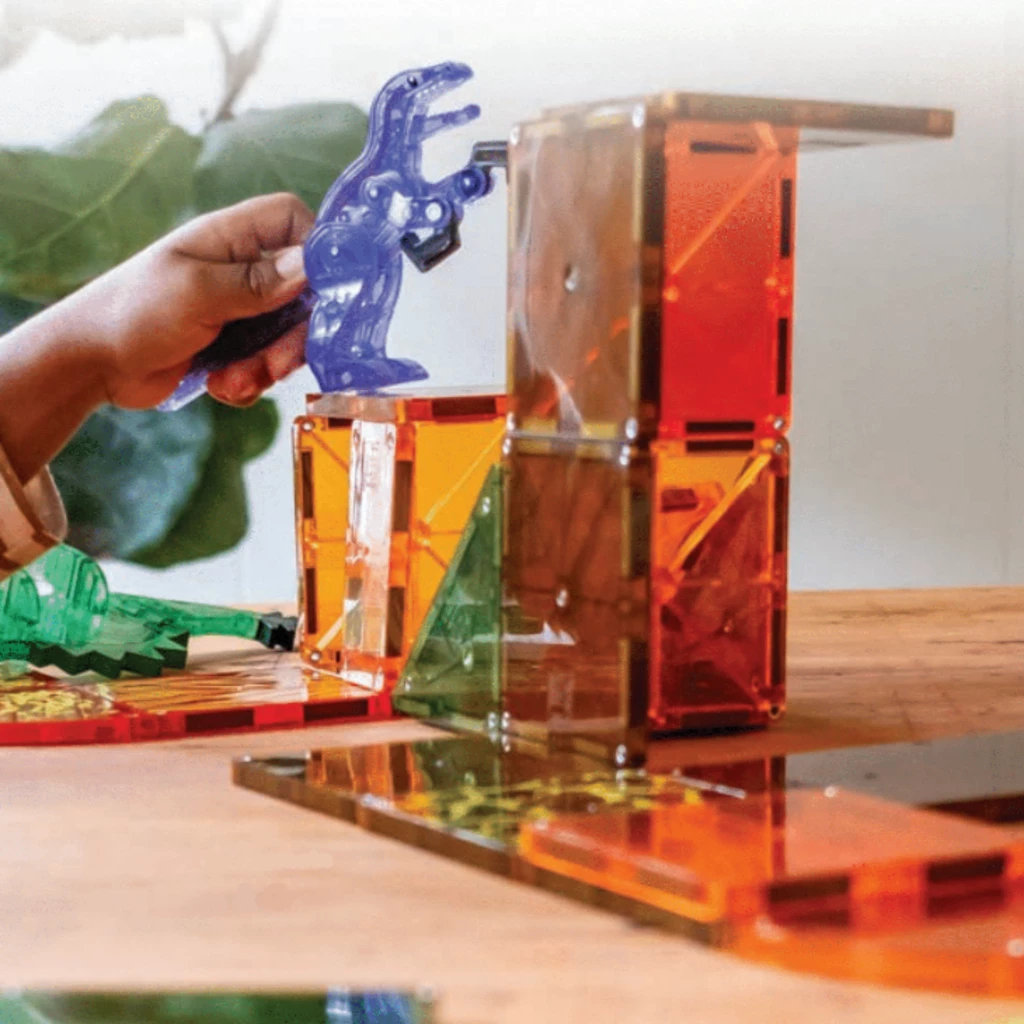 Cheap ๐คฉ MAGNA-TILES DINO WORLD 40 PIECE SET ๐ - Image 3