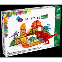 Cheap 🤩 MAGNA-TILES DINO WORLD 40 PIECE SET 👍