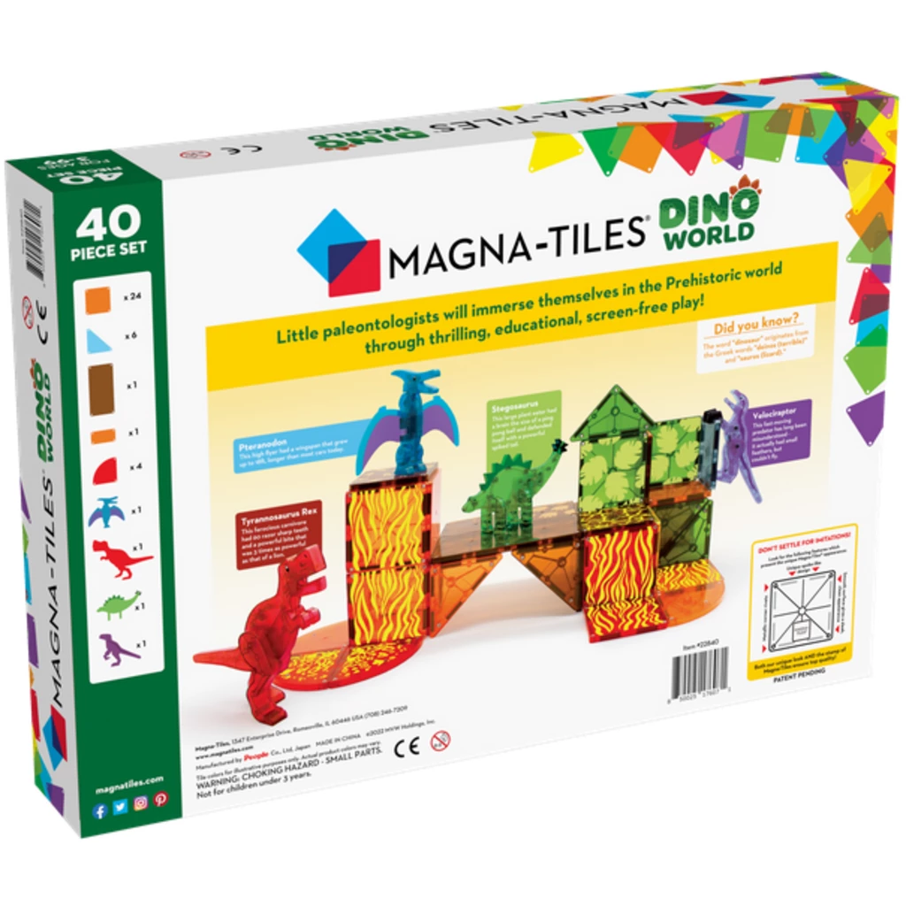 Cheap ๐คฉ MAGNA-TILES DINO WORLD 40 PIECE SET ๐ - Image 4
