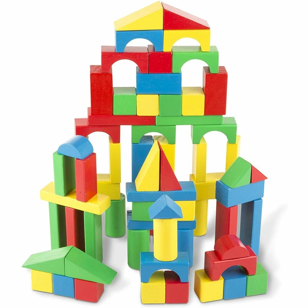 Cheapest ๐ MELISSA AND DOUG 100 WOODEN BLOCKS โค๏ธ - Image 4