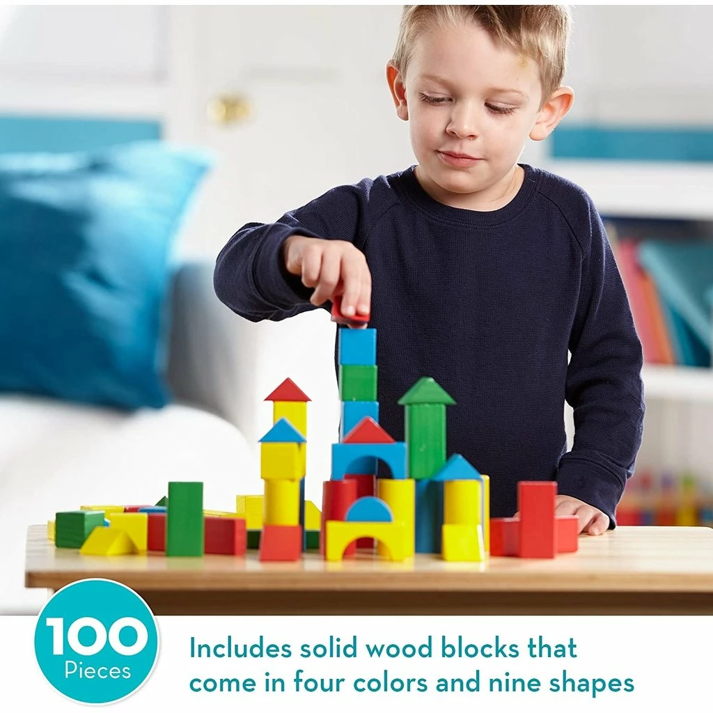 Cheapest ๐ MELISSA AND DOUG 100 WOODEN BLOCKS โค๏ธ - Image 6