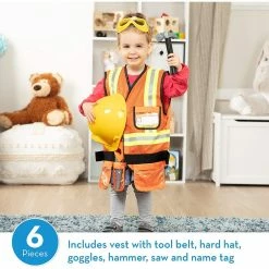 Cheap 🔔 MELISSA AND DOUG CONSTRUCTION WORKER ROLE PLAY 😉 -SCHYLLING Shop melissa and doug construction worker role play 2