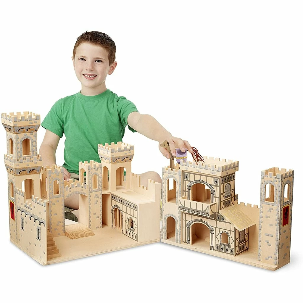 Flash Sale 😍 MELISSA AND DOUG FOLDING MEDIEVAL CASTLE 💯 - Image 2