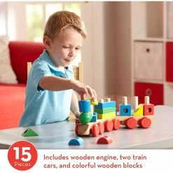 New ✔️ MELISSA AND DOUG STACKING TRAIN 🔔