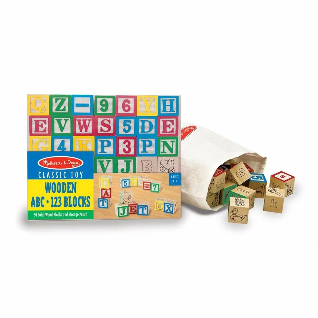 Best reviews of ❤️ MELISSA AND DOUG WOODEN ABC & 123 BLOCKS 🥰 - Image 2