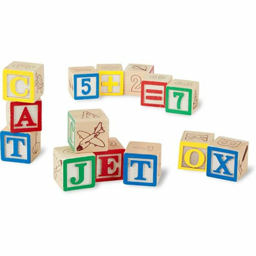 Best reviews of ❤️ MELISSA AND DOUG WOODEN ABC & 123 BLOCKS 🥰 - Image 3