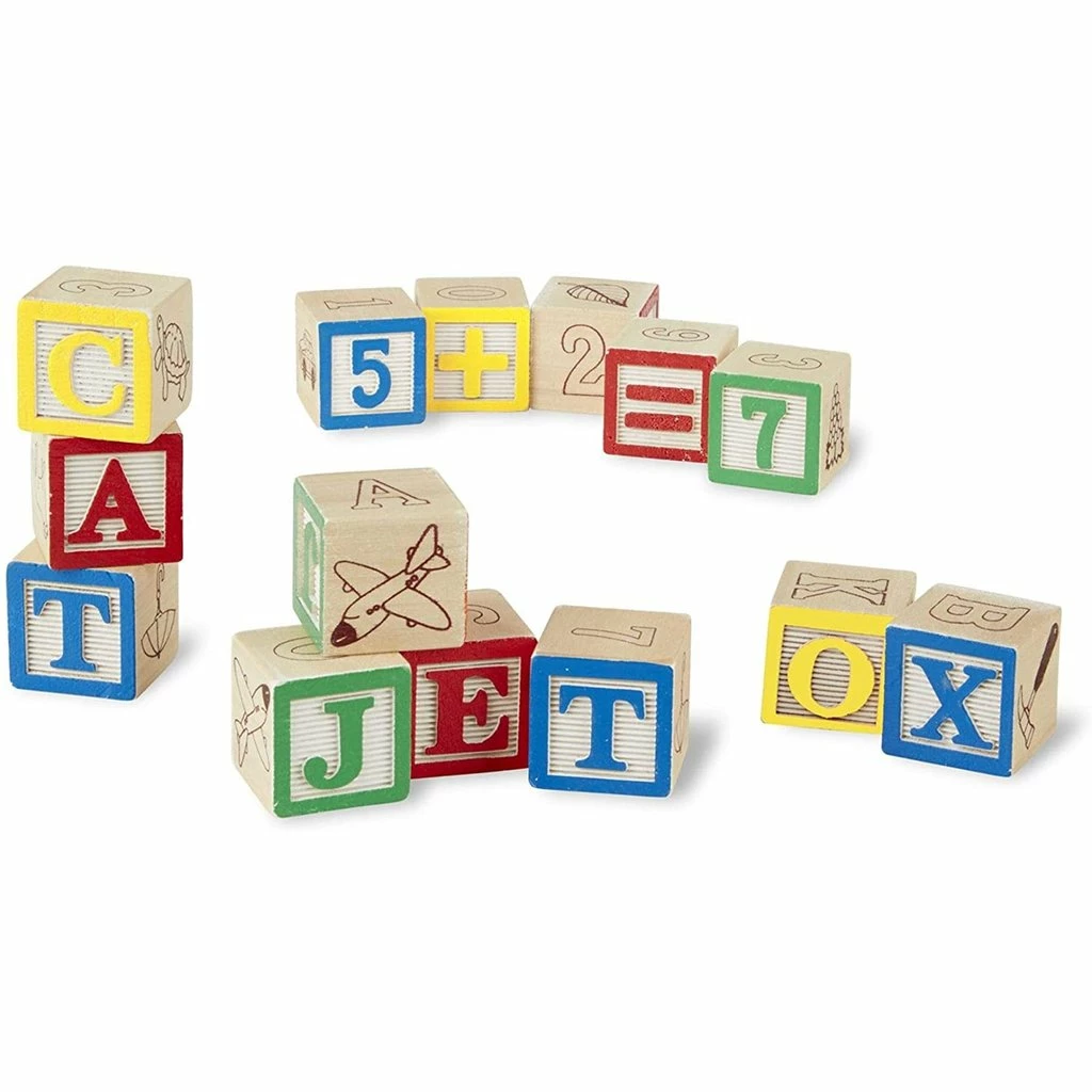 Best reviews of ❤️ MELISSA AND DOUG WOODEN ABC & 123 BLOCKS 🥰 - Image 5