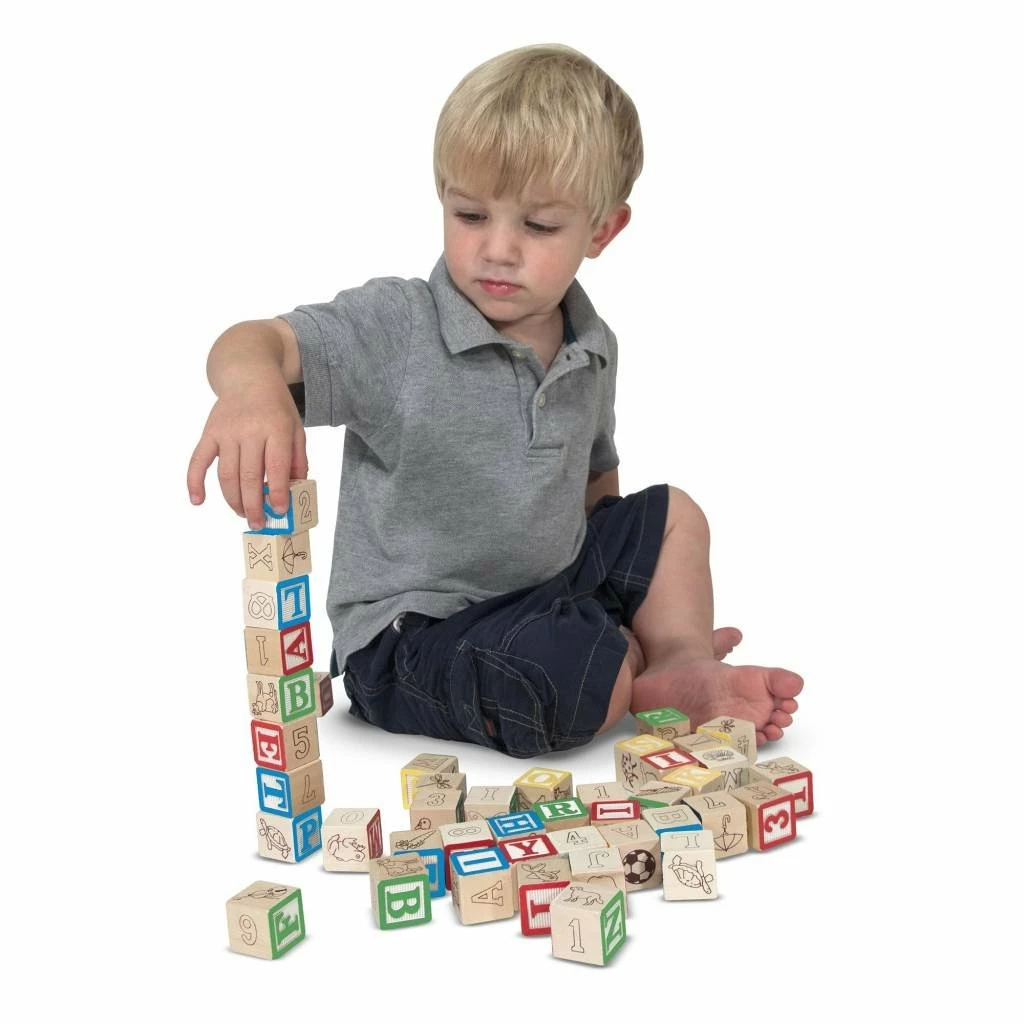 Best reviews of ❤️ MELISSA AND DOUG WOODEN ABC & 123 BLOCKS 🥰 - Image 7