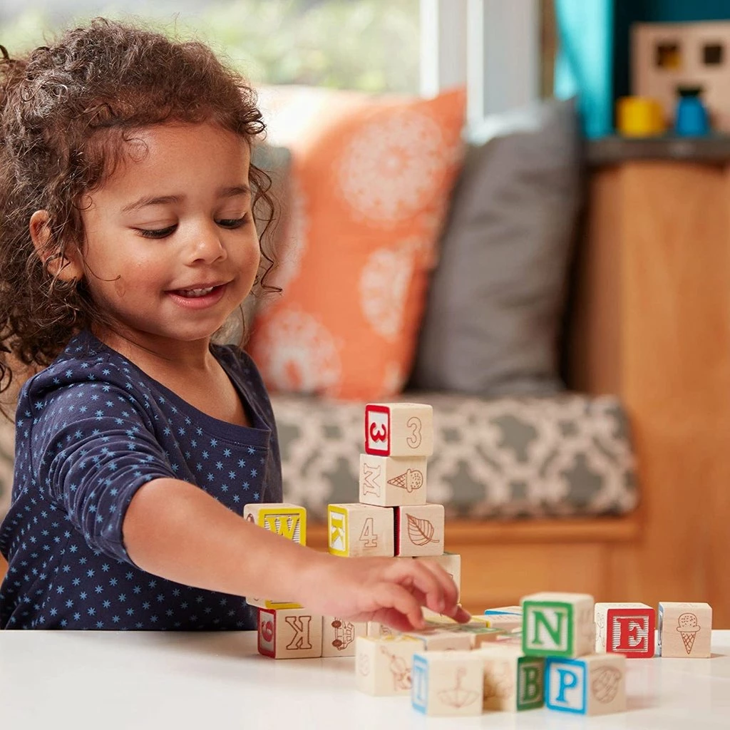 Best reviews of ❤️ MELISSA AND DOUG WOODEN ABC & 123 BLOCKS 🥰 - Image 8