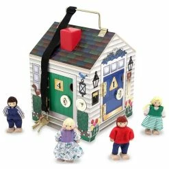 Best Sale 😉 MELISSA AND DOUG WOODEN DOORBELL HOUSE ✔️ -SCHYLLING Shop melissa and doug wooden doorbell house 2