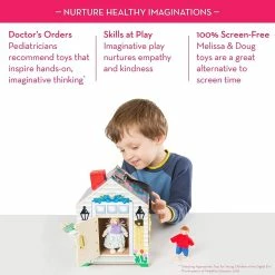 Best Sale 😉 MELISSA AND DOUG WOODEN DOORBELL HOUSE ✔️ -SCHYLLING Shop melissa and doug wooden doorbell house 6
