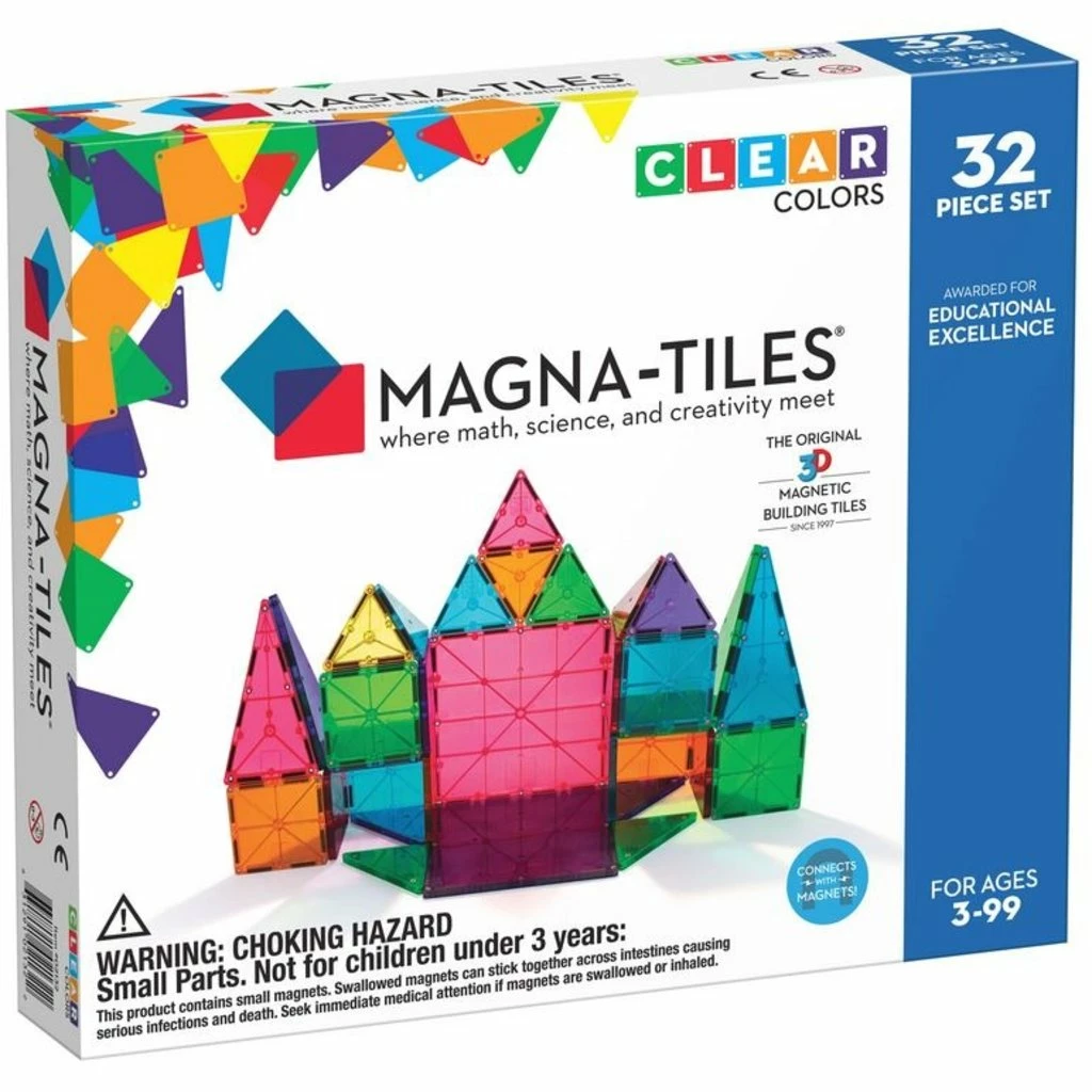 Deals ✔️ VALTECH! CO MAGNA-TILES CLEAR COLORS ✔️